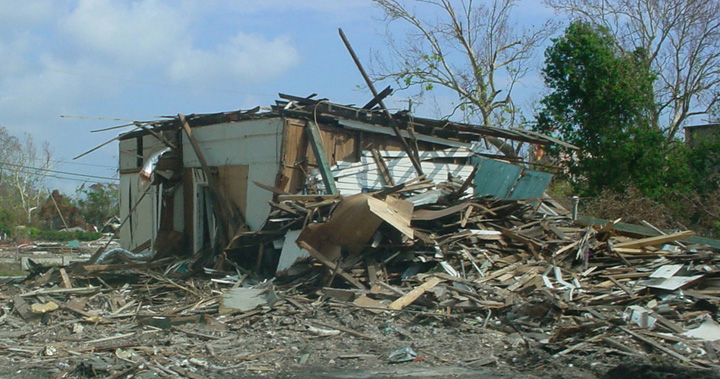 Destroyed Business in Biloxi, Mississippi