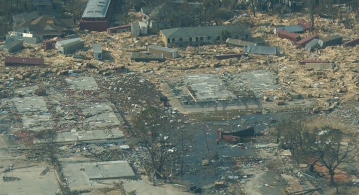 Long Beach, Mississippi Community Destroyed