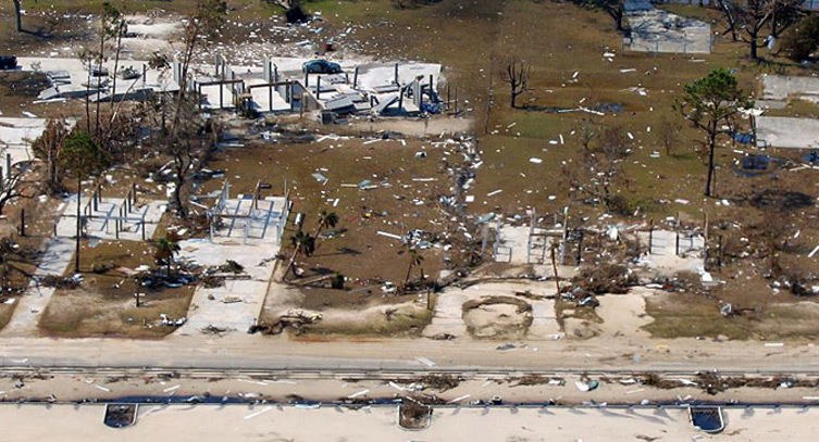Bay St. Louis/Waveland Blown Away After Katrina (Close Up)
