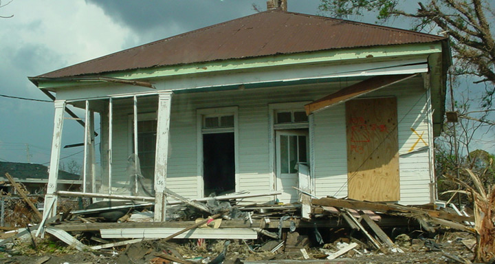 Storm Damage in Biloxi