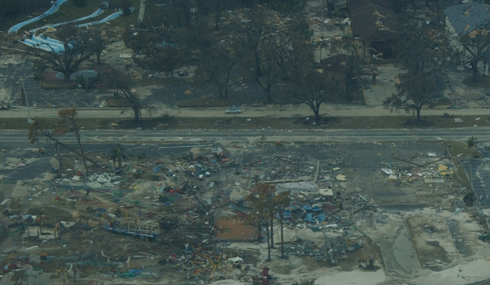 Obliterated Slippery Sams in Biloxi, Mississippi