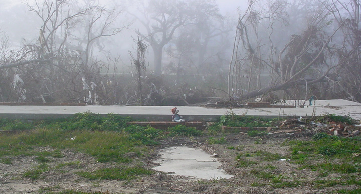 Ocean Springs, Mississippi Housing Complex Obliterated