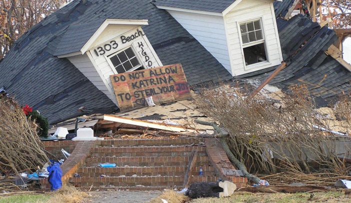 Destroyed Home in Pascagoula, Mississippi