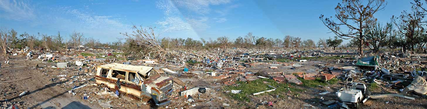 Aftermath of Katrina on the Mississippi Gulf Coast